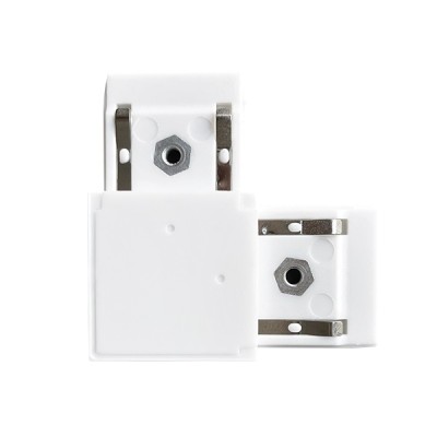 L-Connector for Ultra Slim Magnetic Track Rails 48V 93USLC/WH 